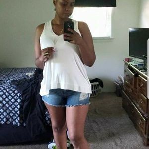 Halter tunic and booty shorts